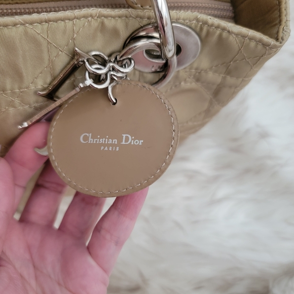 Small Cannage Nylon Lady Dior - Picture 14 of 15